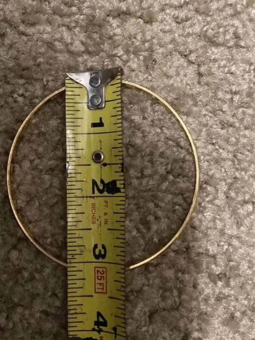 Gold-Tone Etched Bangle Bracelet Pair